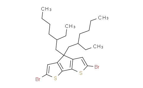 CAS No. 365547-21-3, 2,6-Dibromo-4,4-bis(2-ethylhexyl)-4H-cyclopenta[1,2-b:5,4-b']dithiophene