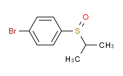 CAS No. 363136-59-8, 1-Bromo-4-(isopropylsulfinyl)benzene