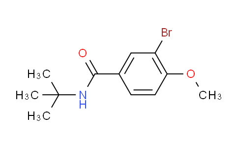 CAS No. 356550-24-8, 3-Bromo-N-(tert-butyl)-4-methoxybenzamide