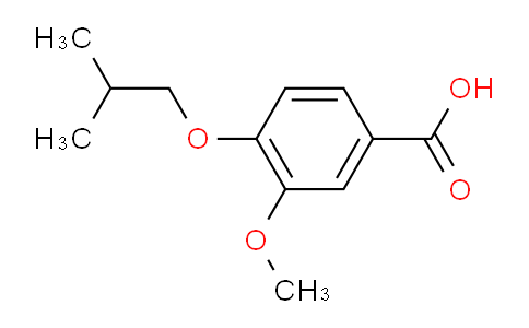CAS No. 3535-35-1, 4-Isobutoxy-3-methoxybenzoic acid