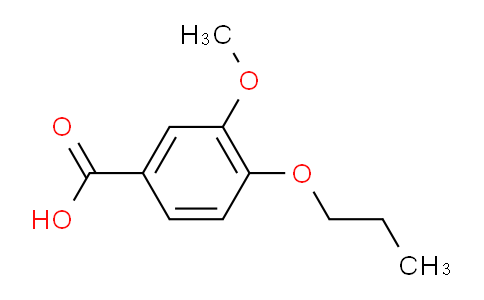 CAS No. 3535-32-8, 3-Methoxy-4-propoxybenzoic acid