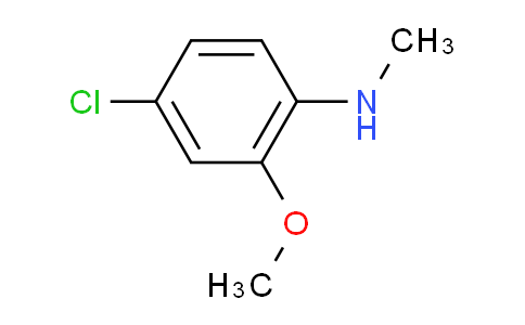 CAS No. 35122-79-3, 4-Chloro-2-methoxy-N-methylaniline