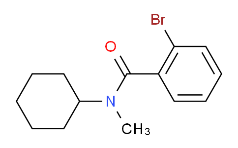 CAS No. 349395-89-7, 2-Bromo-N-cyclohexyl-N-methylbenzamide