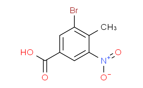 CAS No. 34345-20-5, 3-Bromo-4-methyl-5-nitrobenzoic acid