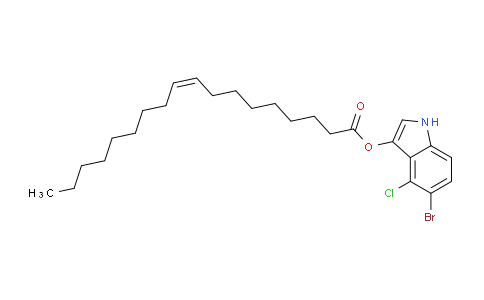 CAS No. 341972-97-2, (Z)-5-Bromo-4-chloro-1H-indol-3-yl oleate