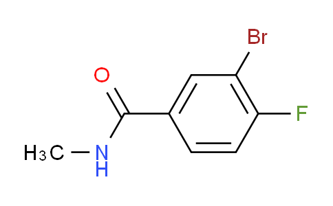 CAS No. 337536-22-8, 3-Bromo-4-fluoro-N-methylbenzamide
