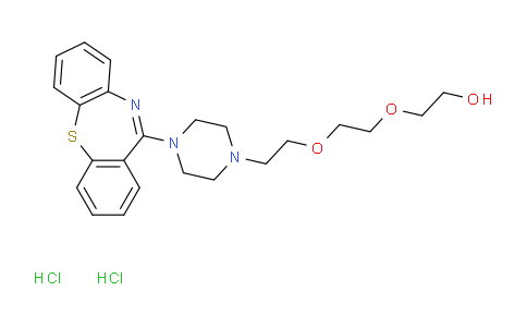 CAS No. 329216-69-5, 2-(2-(2-(4-(Dibenzo[b,f][1,4]thiazepin-11-yl)piperazin-1-yl)ethoxy)ethoxy)ethanol dihydrochloride