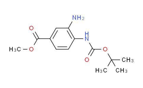 CAS No. 327046-67-3, Methyl 3-amino-4-((tert-butoxycarbonyl)amino)benzoate