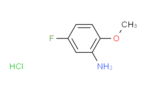 CAS No. 326-83-0, 5-Fluoro-2-methoxyaniline hydrochloride