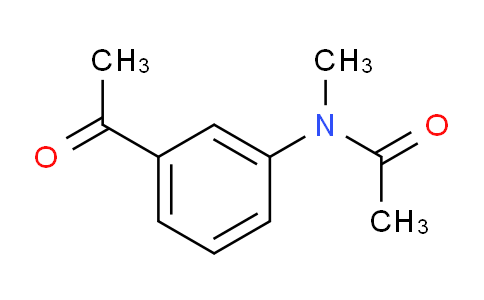 CAS No. 325715-13-7, N-(3-Acetylphenyl)-N-methylacetamide