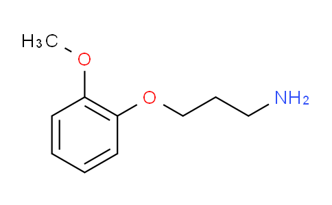 CAS No. 3245-88-3, 3-(2-Methoxyphenoxy)propan-1-amine
