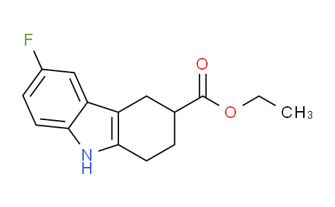 CAS No. 322725-63-3, Ethyl 6-fluoro-2,3,4,9-tetrahydro-1H-carbazole-3-carboxylate
