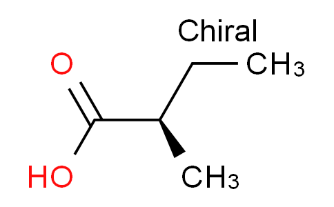 CAS No. 32231-50-8, (R)-2-Methylbutanoic acid
