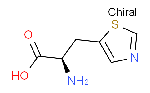 CAS No. 321885-21-6, (R)-2-Amino-3-(thiazol-5-yl)propanoic acid