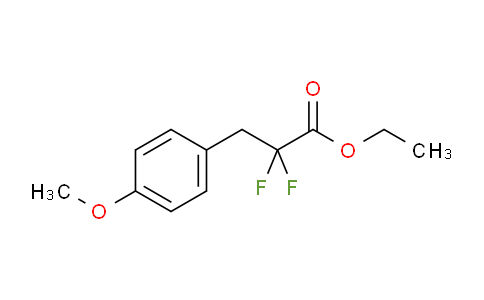 CAS No. 321856-71-7, Ethyl 2,2-difluoro-3-(4-methoxyphenyl)propanoate