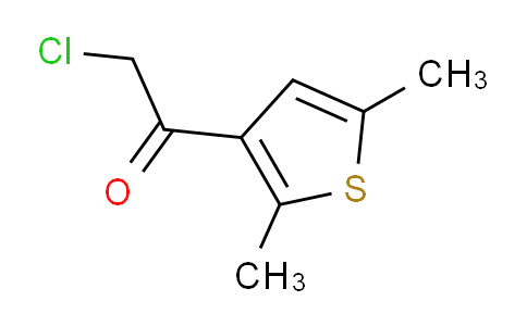 CAS No. 31772-43-7, 2-Chloro-1-(2,5-dimethylthiophen-3-yl)ethanone