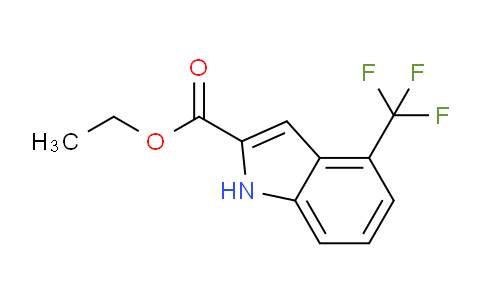 CAS No. 317-60-2, Ethyl 4-(trifluoromethyl)-1H-indole-2-carboxylate