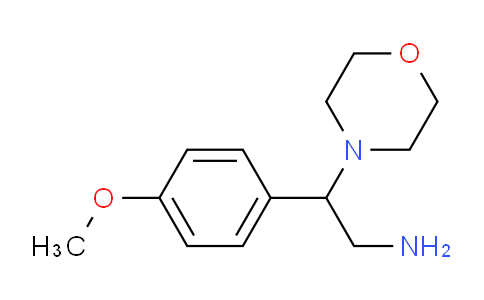 CAS No. 31466-47-4, 2-(4-Methoxyphenyl)-2-morpholinoethanamine