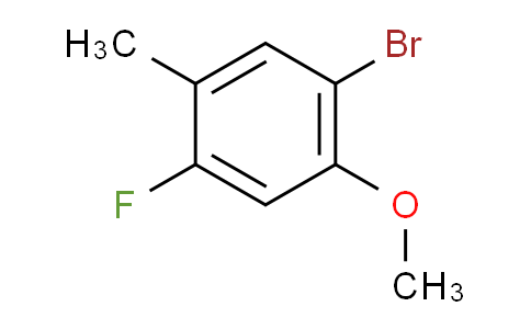 CAS No. 314298-15-2, 1-Bromo-4-fluoro-2-methoxy-5-methylbenzene