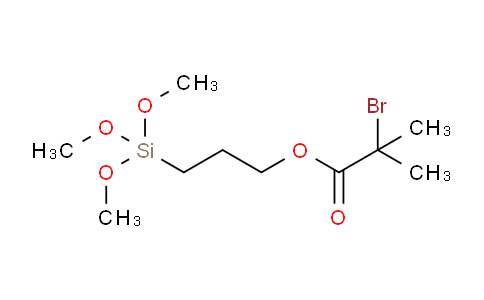 CAS No. 314021-97-1, 3-(Trimethoxysilyl)propyl 2-bromo-2-methylpropanoate