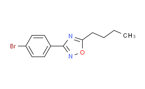 CAS No. 313536-71-9, 3-(4-Bromophenyl)-5-butyl-1,2,4-oxadiazole