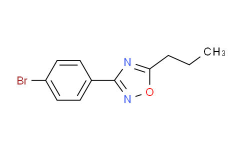 CAS No. 312750-72-4, 3-(4-Bromophenyl)-5-propyl-1,2,4-oxadiazole