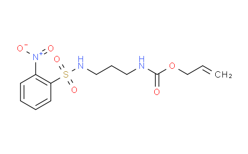 CAS No. 312283-45-7, Allyl (3-(2-nitrophenylsulfonamido)propyl)carbamate