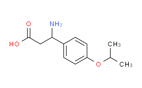 CAS No. 311321-19-4, 3-Amino-3-(4-isopropoxyphenyl)propanoic acid