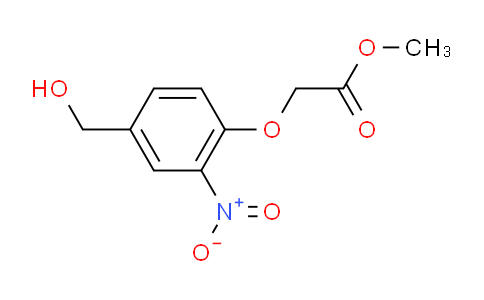 CAS No. 308815-81-8, Methyl 2-(4-(hydroxymethyl)-2-nitrophenoxy)acetate