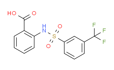 CAS No. 306955-85-1, 2-(3-(Trifluoromethyl)phenylsulfonamido)benzoic acid