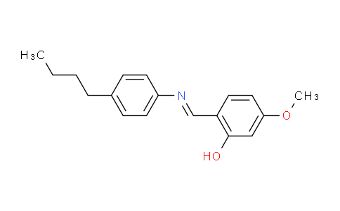 CAS No. 30633-94-4, 2-(((4-Butylphenyl)imino)methyl)-5-methoxyphenol