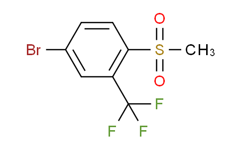CAS No. 300356-32-5, 4-Bromo-1-(methylsulfonyl)-2-(trifluoromethyl)benzene
