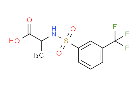 CAS No. 288266-54-6, 2-(3-(Trifluoromethyl)phenylsulfonamido)propanoic acid