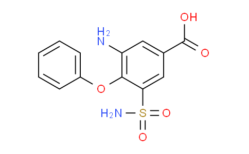 CAS No. 28328-54-3, 3-Amino-4-phenoxy-5-sulfamoylbenzoic acid