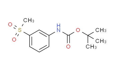 CAS No. 27979-92-6, Tert-Butyl (3-(methylsulfonyl)phenyl)carbamate