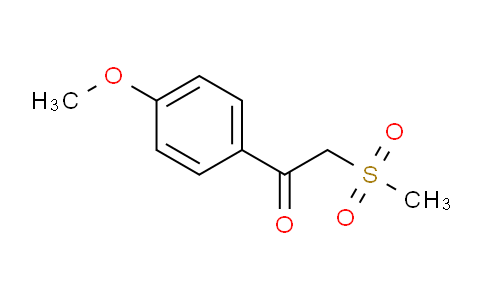 CAS No. 27918-36-1, 1-(4-Methoxyphenyl)-2-(methylsulfonyl)ethanone