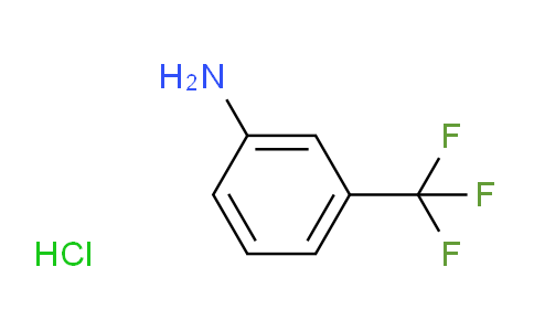 CAS No. 2646-97-1, 3-(Trifluoromethyl)aniline hydrochloride
