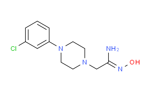 CAS No. 261623-65-8, 2-[4-(3-Chlorophenyl)piperazin-1-yl]-N'-hydroxyethanimidamide