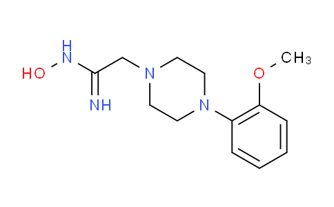 CAS No. 261623-50-1, N-hydroxy-2-[4-(2-methoxyphenyl)piperazin-1-yl]ethanimidamide