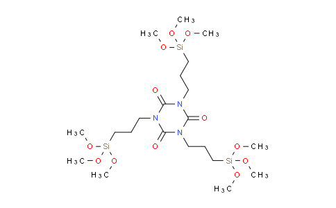 CAS No. 26115-70-8, 1,3,5-Tris(3-(trimethoxysilyl)propyl)-1,3,5-triazinane-2,4,6-trione