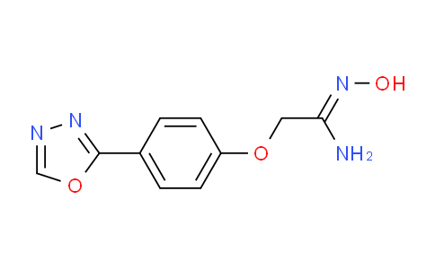 CAS No. 258521-20-9, 2-[4-(1,3,4-Oxadiazol-2-yl)phenoxy]acetamidoxime