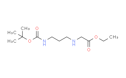 CAS No. 258332-57-9, Ethyl 2-((3-((tert-butoxycarbonyl)amino)propyl)amino)acetate