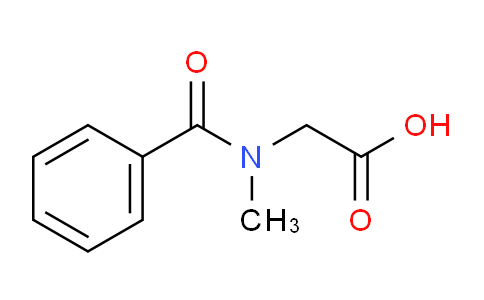 CAS No. 2568-34-5, 2-(N-Methylbenzamido)acetic acid