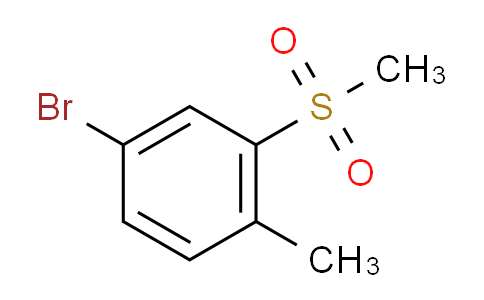 CAS No. 254887-17-7, 4-Bromo-1-methyl-2-(methylsulfonyl)benzene