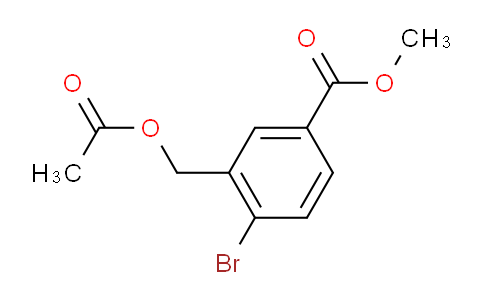 CAS No. 254746-41-3, Methyl 3-(acetoxymethyl)-4-bromobenzoate