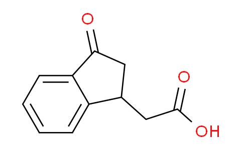 CAS No. 25173-12-0, 2-(3-Oxo-2,3-dihydro-1H-inden-1-yl)acetic acid