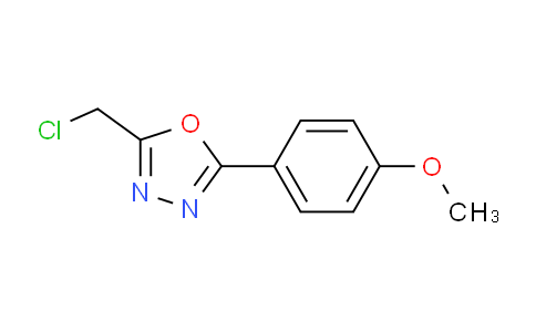 CAS No. 24023-71-0, 2-(Chloromethyl)-5-(4-methoxyphenyl)-1,3,4-oxadiazole