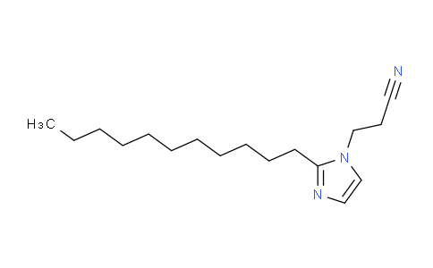 CAS No. 23996-16-9, 3-(2-Undecyl-1H-imidazol-1-yl)propanenitrile