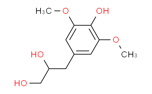 CAS No. 22805-15-8, 3-(4-Hydroxy-3,5-dimethoxyphenyl)propane-1,2-diol