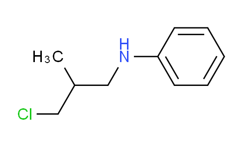 CAS No. 2275-64-1, N-(3-Chloro-2-methylpropyl)aniline